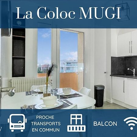 Homey La Coloc Mugi - Colocation Haut De Gamme - Chambres Privees - Balcon - Wifi Et Netflix - Proche Transports Commun Аннемас Экстерьер фото